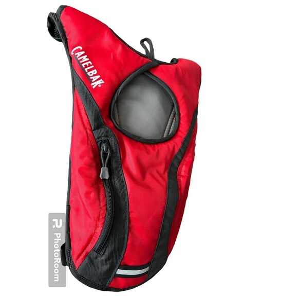 CAMELBAK Hydrobak Hydration Pack Water Bottle Backpack Red Gray NO Bladder‎ - Picture 2 of 7